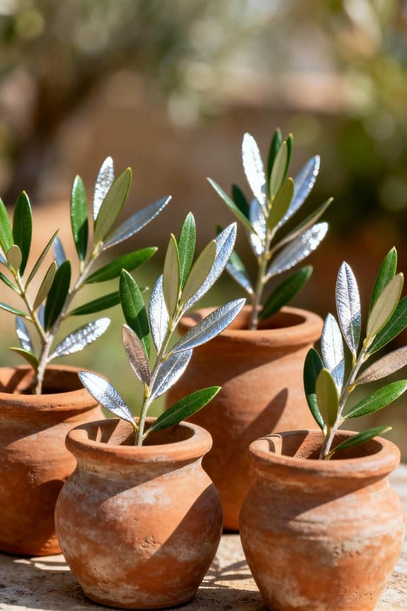 artisan olive planters selection