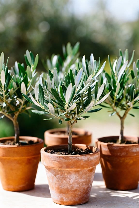 charming indoor olive trees
