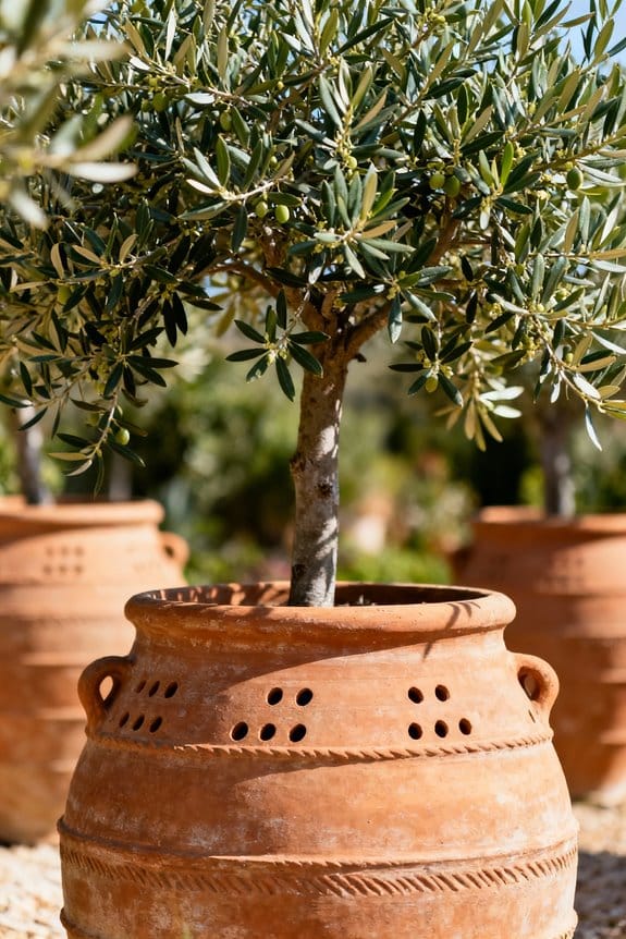 choosing olive tree pot