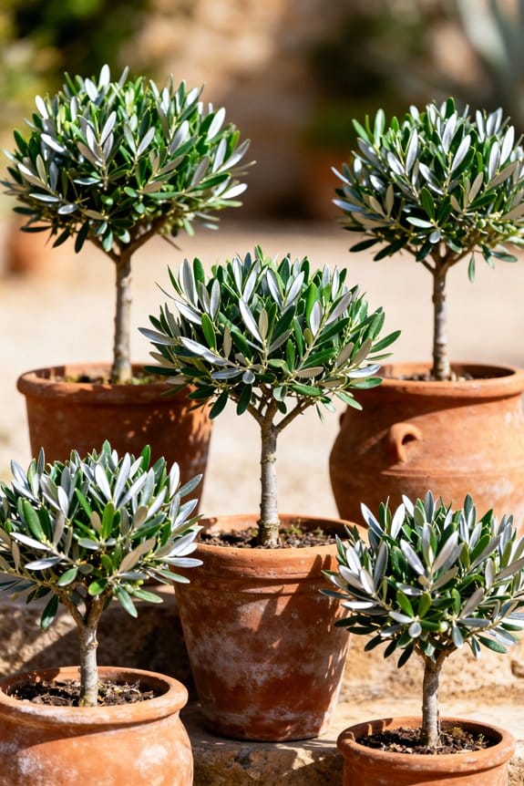 compact olive trees selection