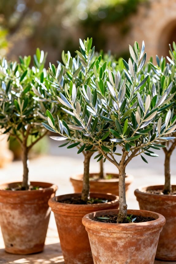 elegant hotel olive trees