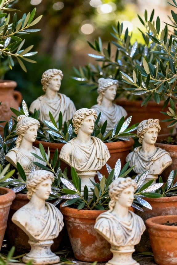 enhance outdoor with statues