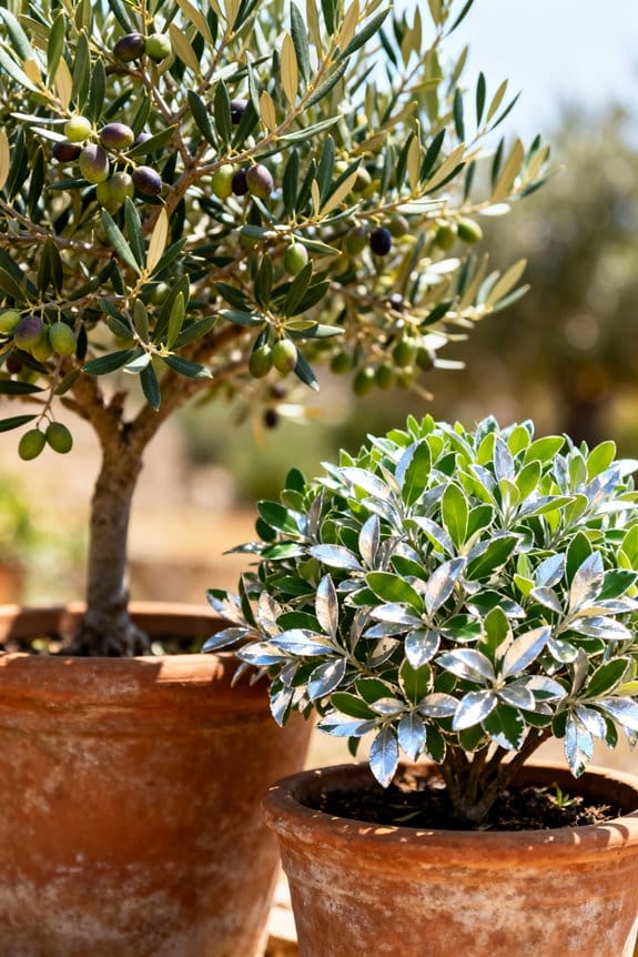 fruiting versus ornamental olives