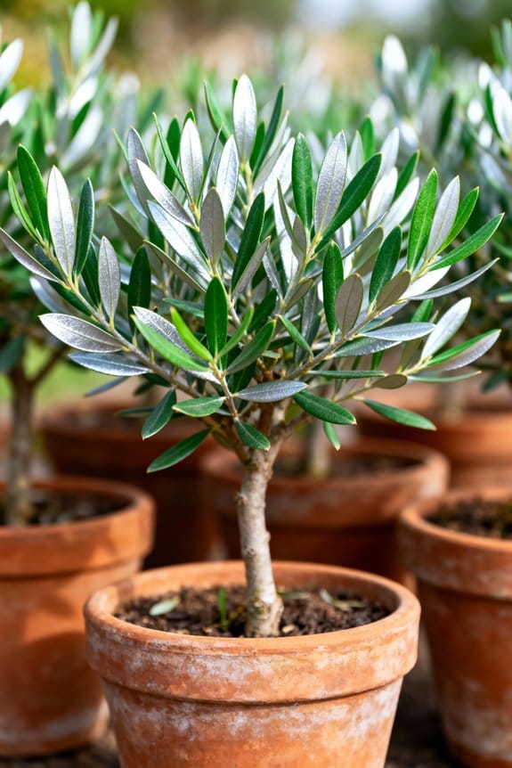 homegrown mediterranean olive trees