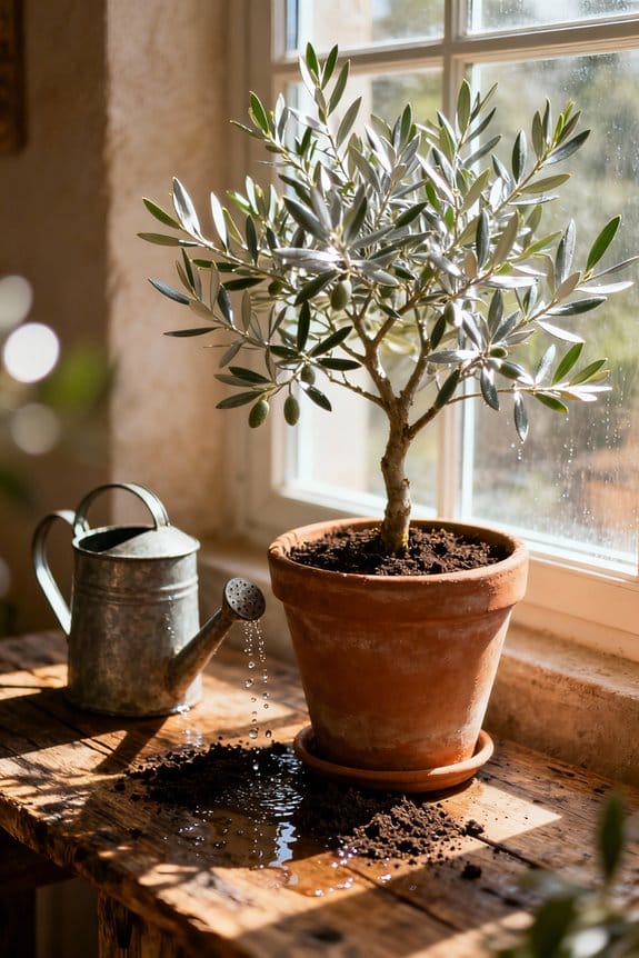 indoor olive tree care