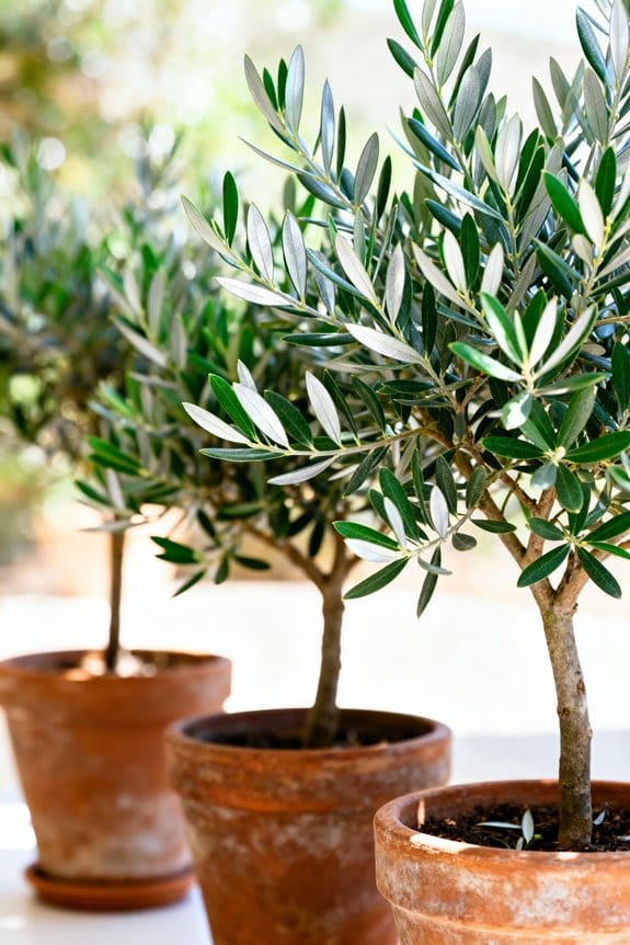 indoor olive trees decor