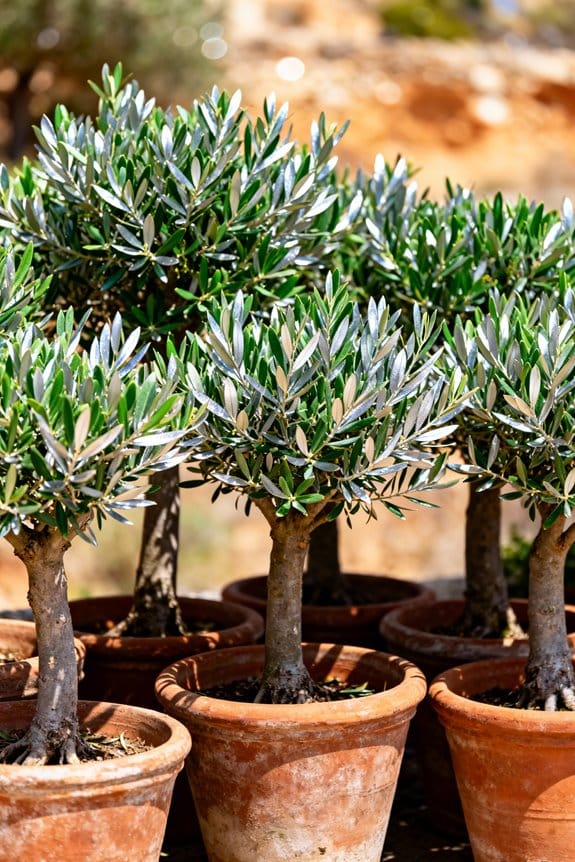 mature olive trees selection