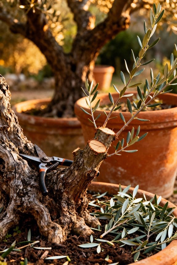 pruning for healthier olive trees