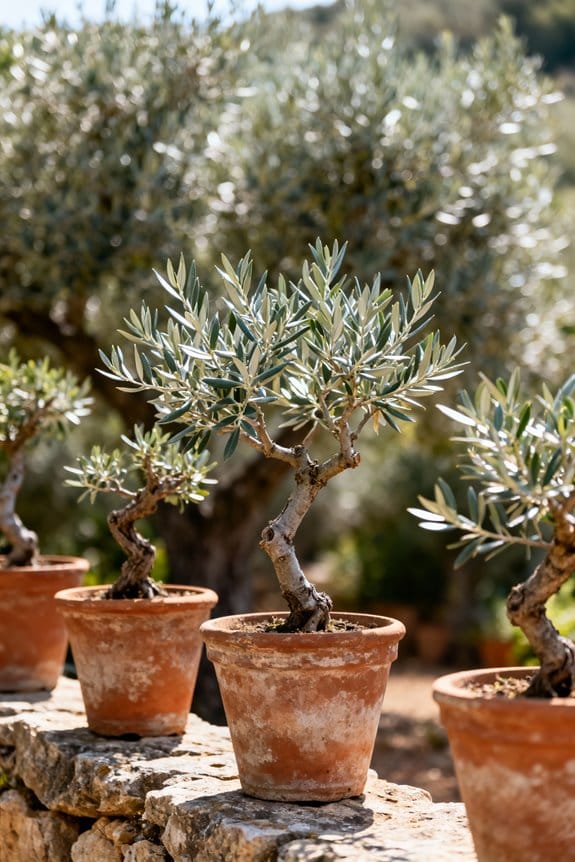 seasonal olive tree pruning