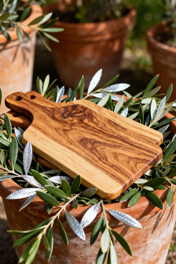 stylish olive wood cutting boards