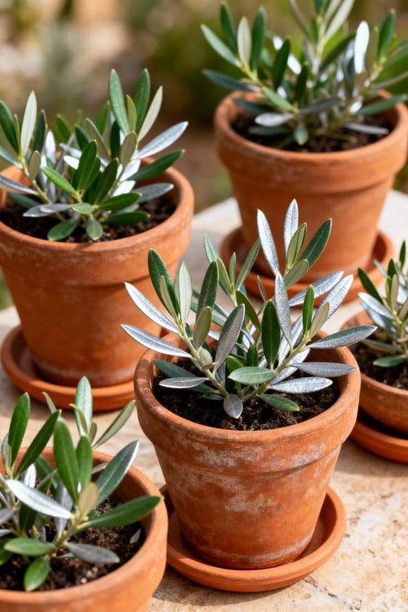 stylish terracotta plant saucers